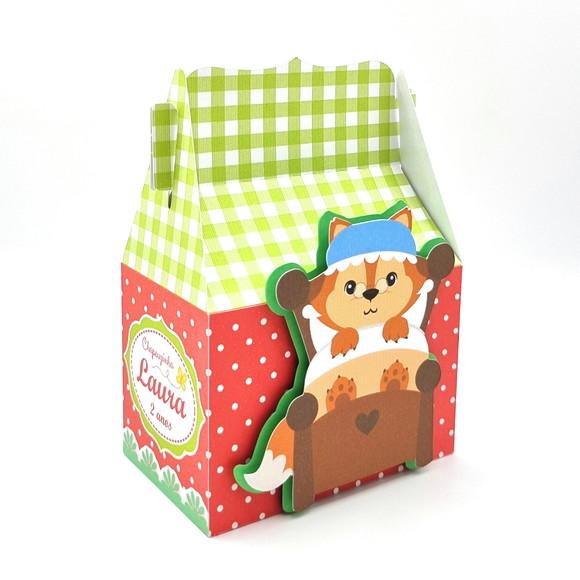 Kit de Caixas Personalizadas 30 Peças - Chapeuzinho Vermelho