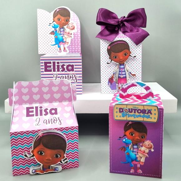Kit de Caixas Personalizadas 30 Peças - Doutora Brinquedos