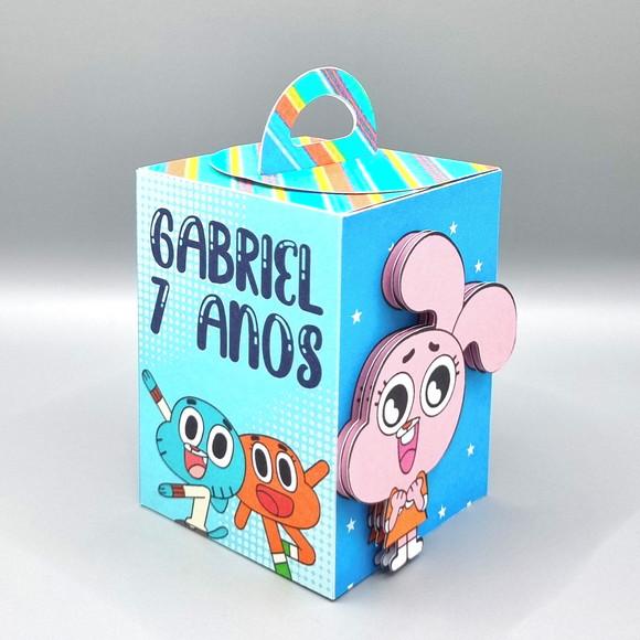 Kit de Caixas Personalizadas 30 Peças - Gumball