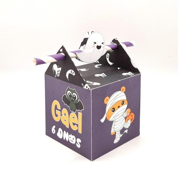 Kit de Caixas Personalizadas 30 Peças - Halloween Cute