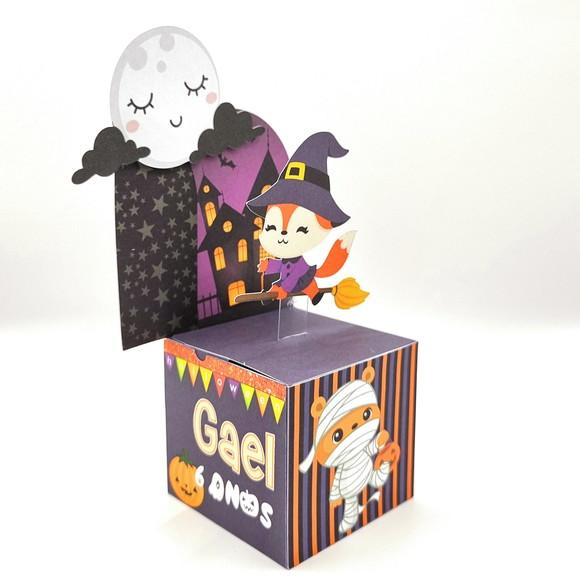 Kit de Caixas Personalizadas 30 Peças - Halloween Cute