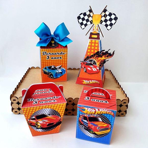 Kit de Caixas Personalizadas 30 Peças - Hot Wheels