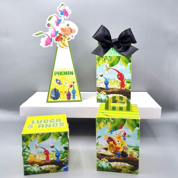 Kit de Caixas Personalizadas 30 Peças - Pikmin