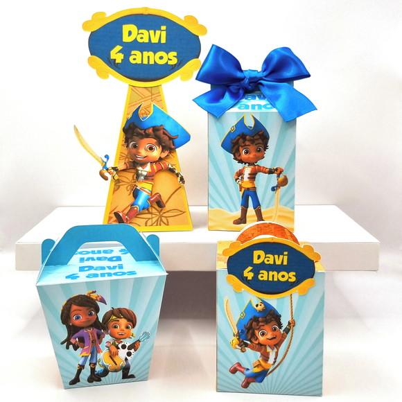 Kit de Caixas Personalizadas 30 Peças - Santiago dos Mares