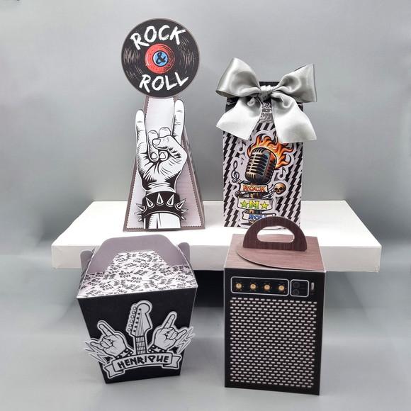 Kit de Caixas Personalizadas 30 Peças - Rock