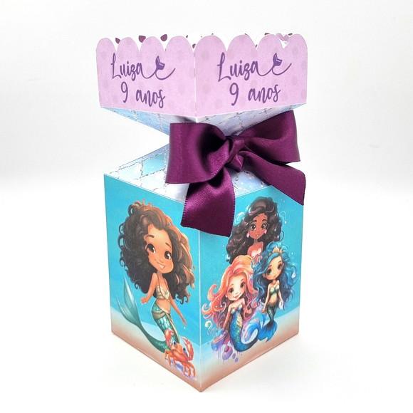 Kit de Caixas Personalizadas 30 Peças - Sereia Realista
