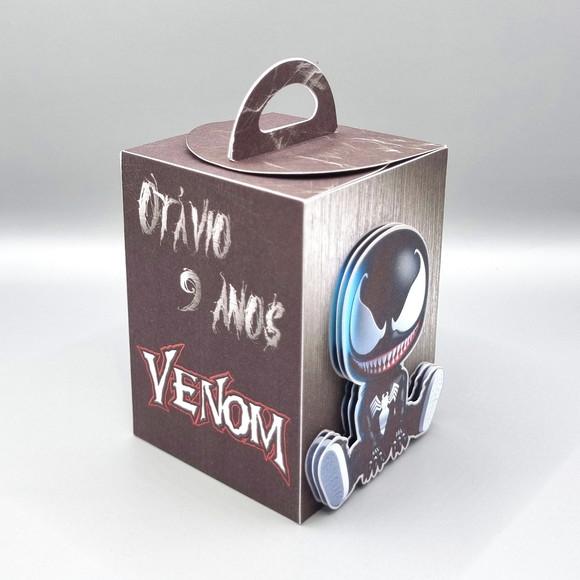 Kit de Caixas Personalizadas 30 Peças - Venom Cute