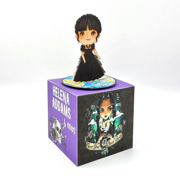 Kit de Caixas Personalizadas 30 Peças - Wandinha