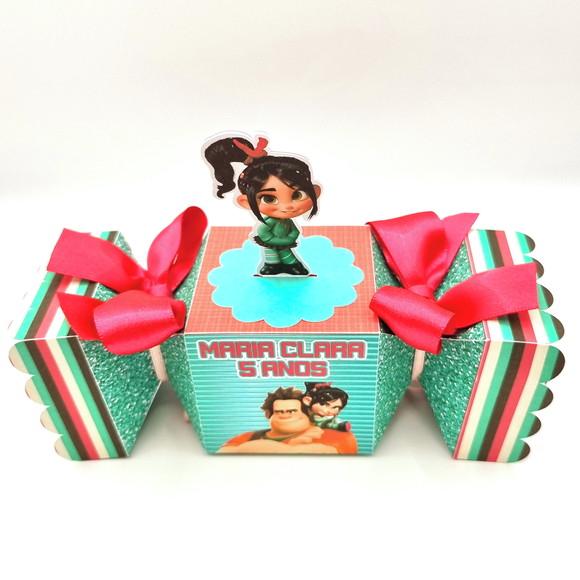 Kit de Caixas Personalizadas 30 Peças - Wifi Ralph Vanelope