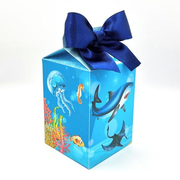 Kit de Caixas Personalizadas 30 Peças Fundo do Mar Realista