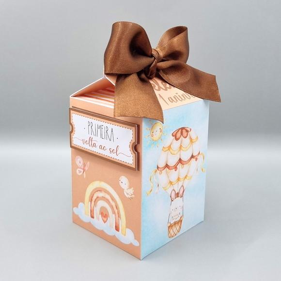 Kit de Caixas Personalizadas 30 Peças Primeira Volta ao Sol