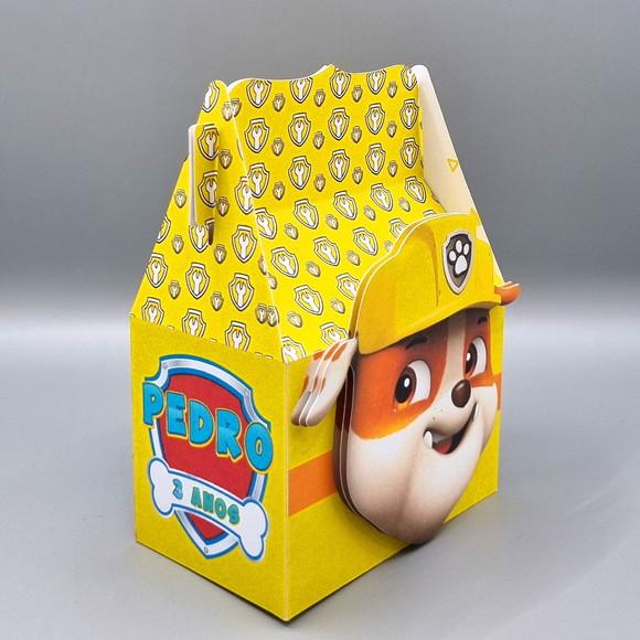 Kit de Caixas Personalizadas 50 Pçs - Patrulha Canina Rubble