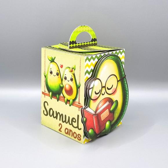 Kit de Caixas Personalizadas 50 Peças - Abacate - Abacatinho