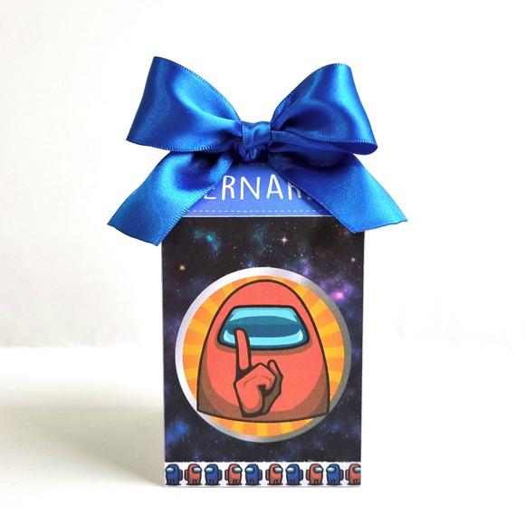 Kit de Caixas Personalizadas 50 Peças - Among Us