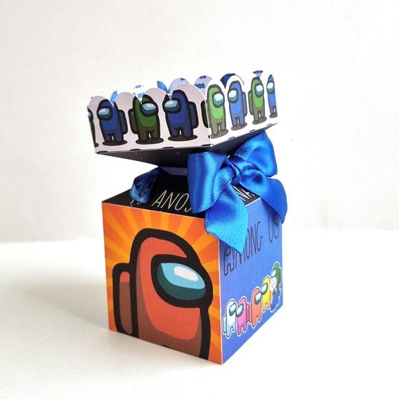 Kit de Caixas Personalizadas 50 Peças - Among Us