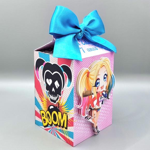 Kit de Caixas Personalizadas 50 Peças - Arlequina