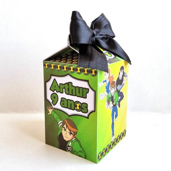 Kit de Caixas Personalizadas 50 Peças - Ben 10