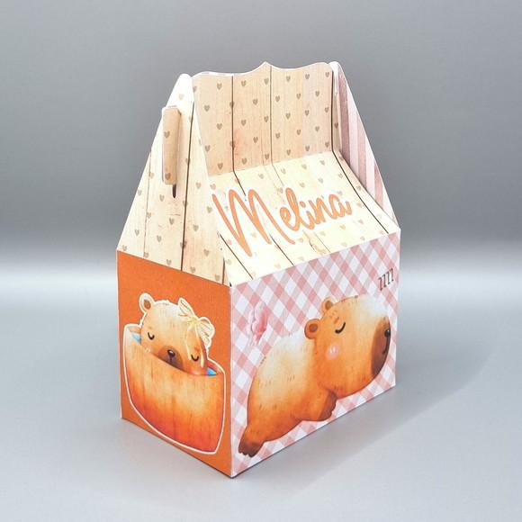 Kit de Caixas Personalizadas 50 Peças - Capivara Modelo 2