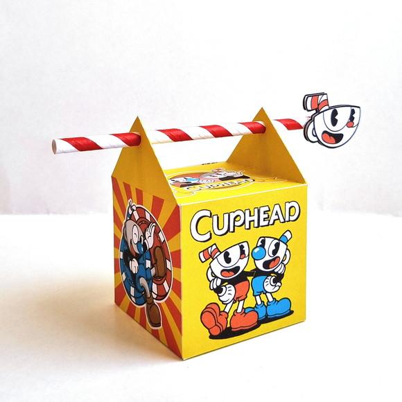 Kit de Caixas Personalizadas 50 Peças - Cuphead