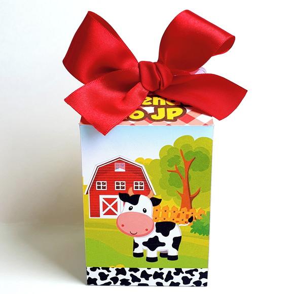 Kit de Caixas Personalizadas 50 Peças - Fazendinha