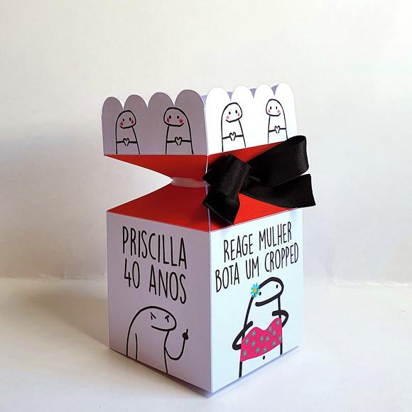 Kit de Caixas Personalizadas 50 Peças - Flork Bentô Florky