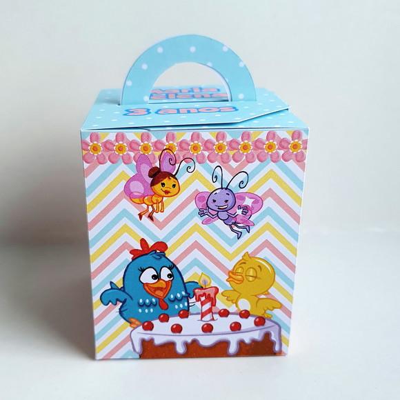 Kit de Caixas Personalizadas 50 Peças - Galinha Pintadinha