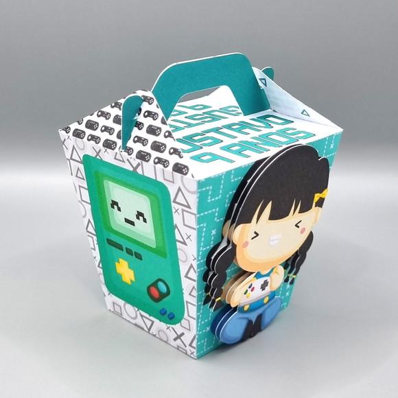Kit de Caixas Personalizadas 50 Peças - Gamer - Vídeo Game
