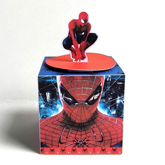 Kit de Caixas Personalizadas 50 Peças - Homem Aranha