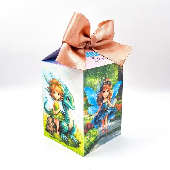 Kit de Caixas Personalizadas 50 Peças - Jardim das Fadas
