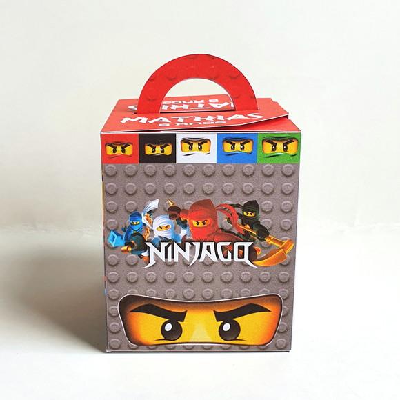 Kit de Caixas Personalizadas 50 Peças - Lego Ninjago