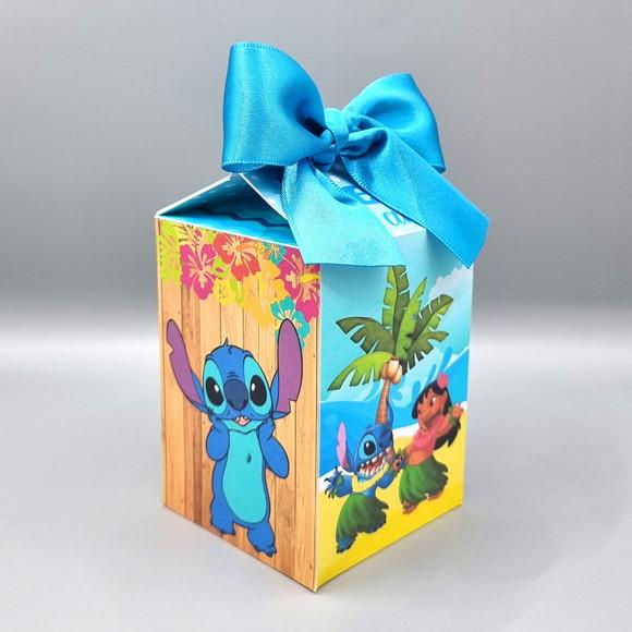 Kit de Caixas Personalizadas 50 Peças - Lilo & Stitch