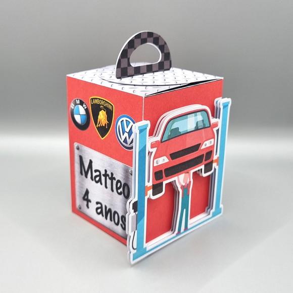 Kit de Caixas Personalizadas 50 Peças - Marcas de Carros