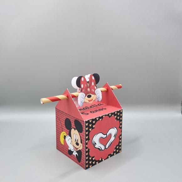 Kit de Caixas Personalizadas 50 Peças - Mickey e Minnie