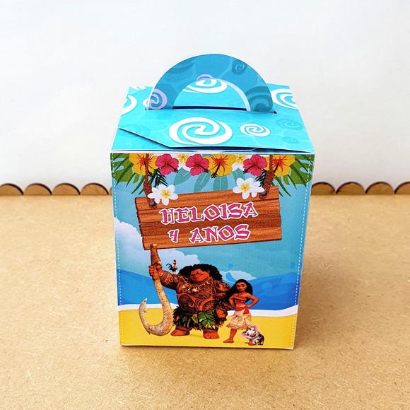 Kit de Caixas Personalizadas 50 Peças - Moana