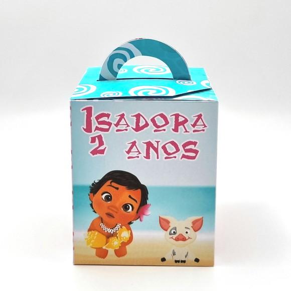 Kit de Caixas Personalizadas 50 Peças - Moana Baby