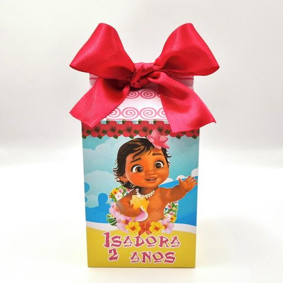 Kit de Caixas Personalizadas 50 Peças - Moana Baby