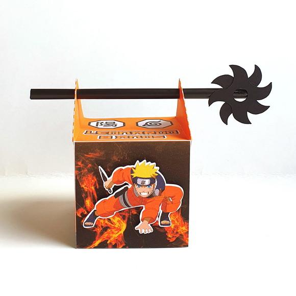 Kit de Caixas Personalizadas 50 Peças - Naruto