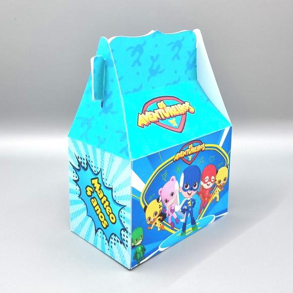 Kit de Caixas Personalizadas 50 Peças - os Aventureiros