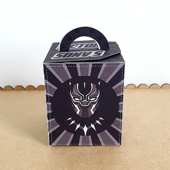 Kit de Caixas Personalizadas 50 Peças - Pantera Negra