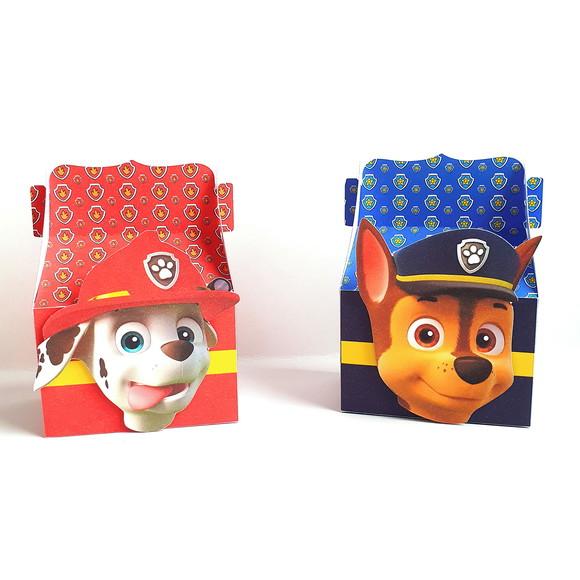 Kit de Caixas Personalizadas 50 Peças - Patrulha Canina