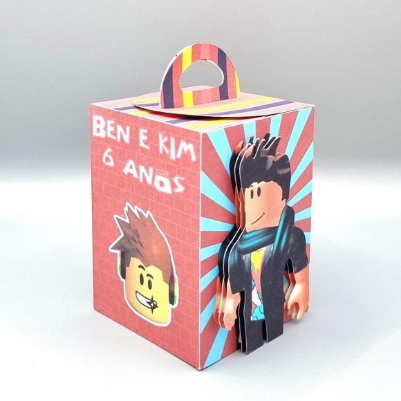 Kit de Caixas Personalizadas 50 Peças - Roblox