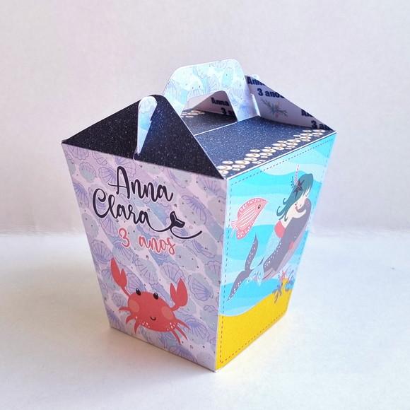 Kit de Caixas Personalizadas 50 Peças - Sereia Clean