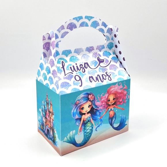Kit de Caixas Personalizadas 50 Peças - Sereia Realista