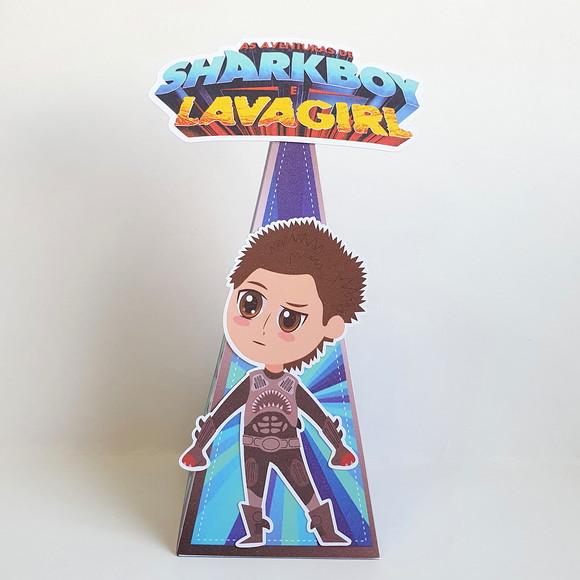 Kit de Caixas Personalizadas 50 Peças - Sharkboy e Lavagirl