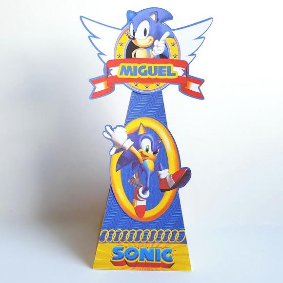 Kit de Caixas Personalizadas 50 Peças - Sonic Mod 2