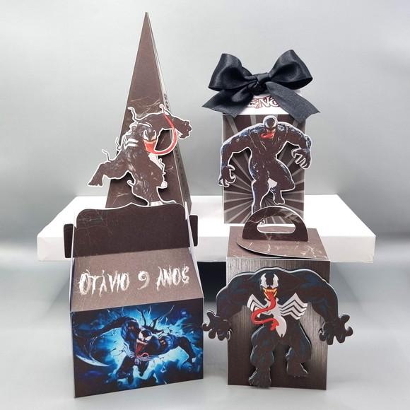 Kit de Caixas Personalizadas 50 Peças - Venom