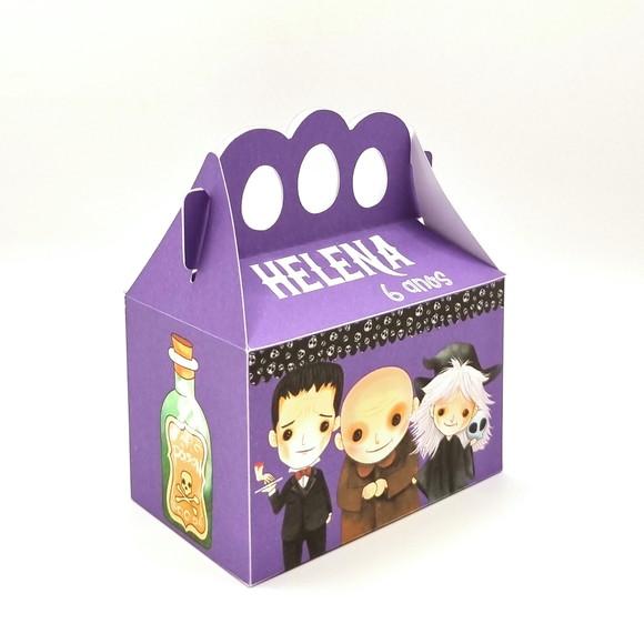 Kit de Caixas Personalizadas 50 Peças - Wandinha