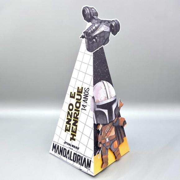 Kit de Caixas Personalizadas 50 Peças Star Wars Mandalorian