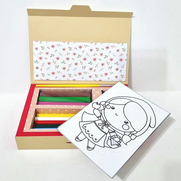 Kit de Pintura - Chapeuzinho Vermelho