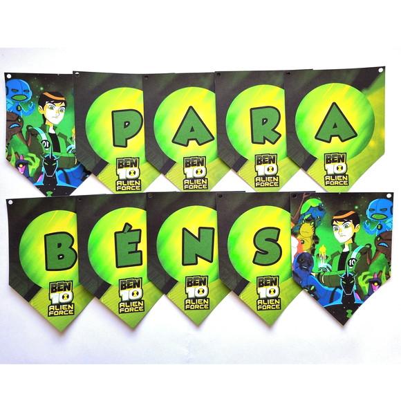 Kit Festa em Casa m - Ben 10